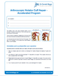 Arthroscopic Rotator Cuff Repair - Accelerated Program